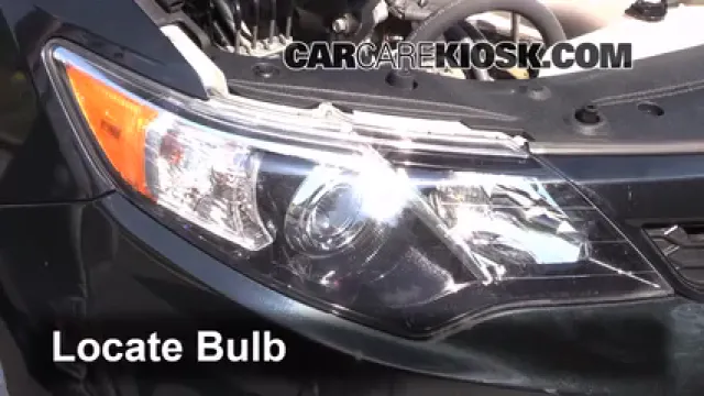 2012 Toyota Camry LE 2.5L 4 Cyl. Luces Luz de estacionamiento (reemplazar foco)